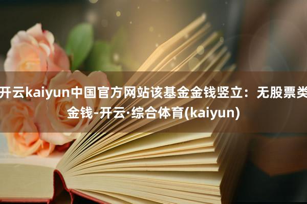 开云kaiyun中国官方网站该基金金钱竖立：无股票类金钱-开云·综合体育(kaiyun)